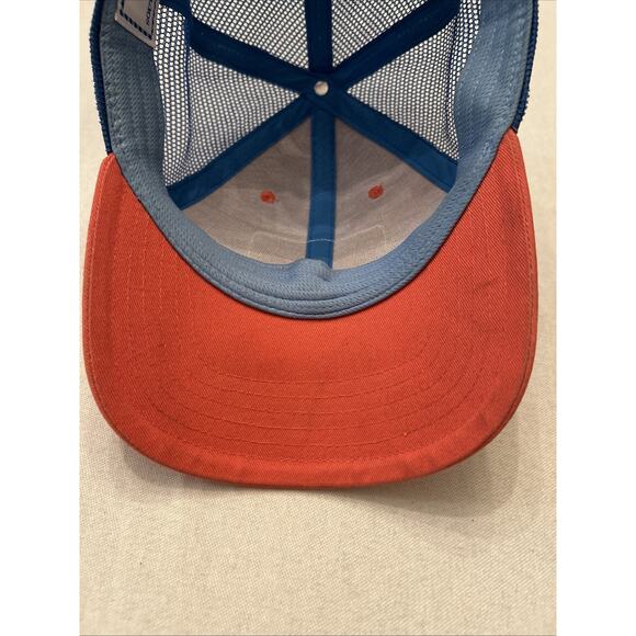 Southern Tide Trucker Hat Classic Patch Logo Blue Coral One Size - Picture 9 of 11
